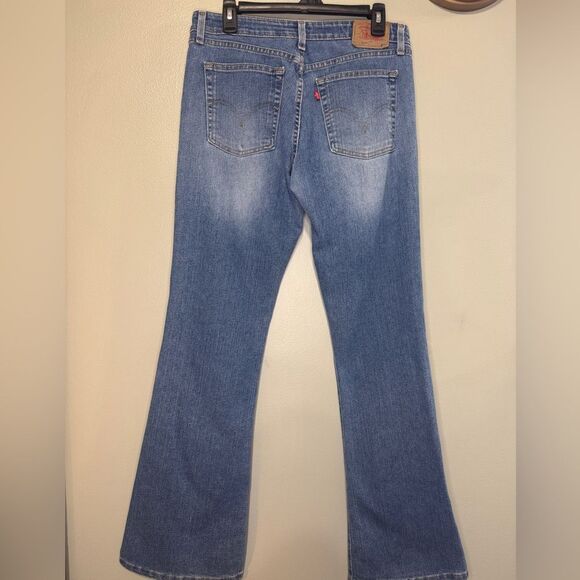 Levi’s 519 Low Stretch Flare Denim Jeans Size 11 Juniors - Picture 1 of 9
